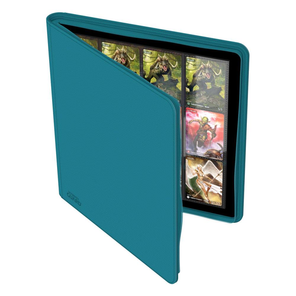 Ultimate Guard: Zipfolio 480 - 24-Pocket XenoSkin (Quadrow) - Gasolina Azul