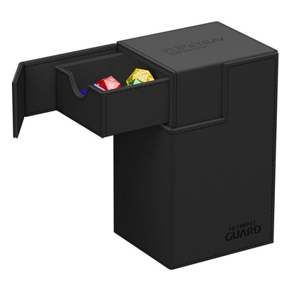 Ultimate Guard: Flip`n`Tray 80+ XenoSkin Monocolor - Negro