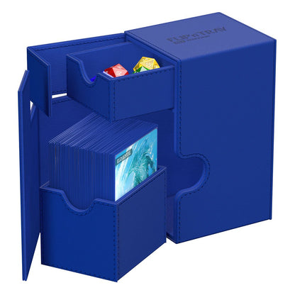 Ultimate Guard: Flip`n`Tray 80+ XenoSkin Monocolor - Azul