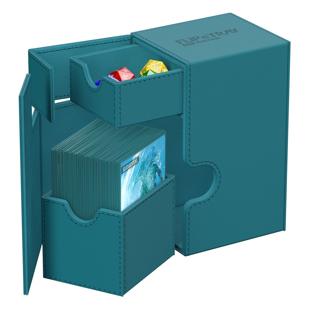 Ultimate Guard: Flip`n`Tray 80+ XenoSkin Monocolor - Petrol