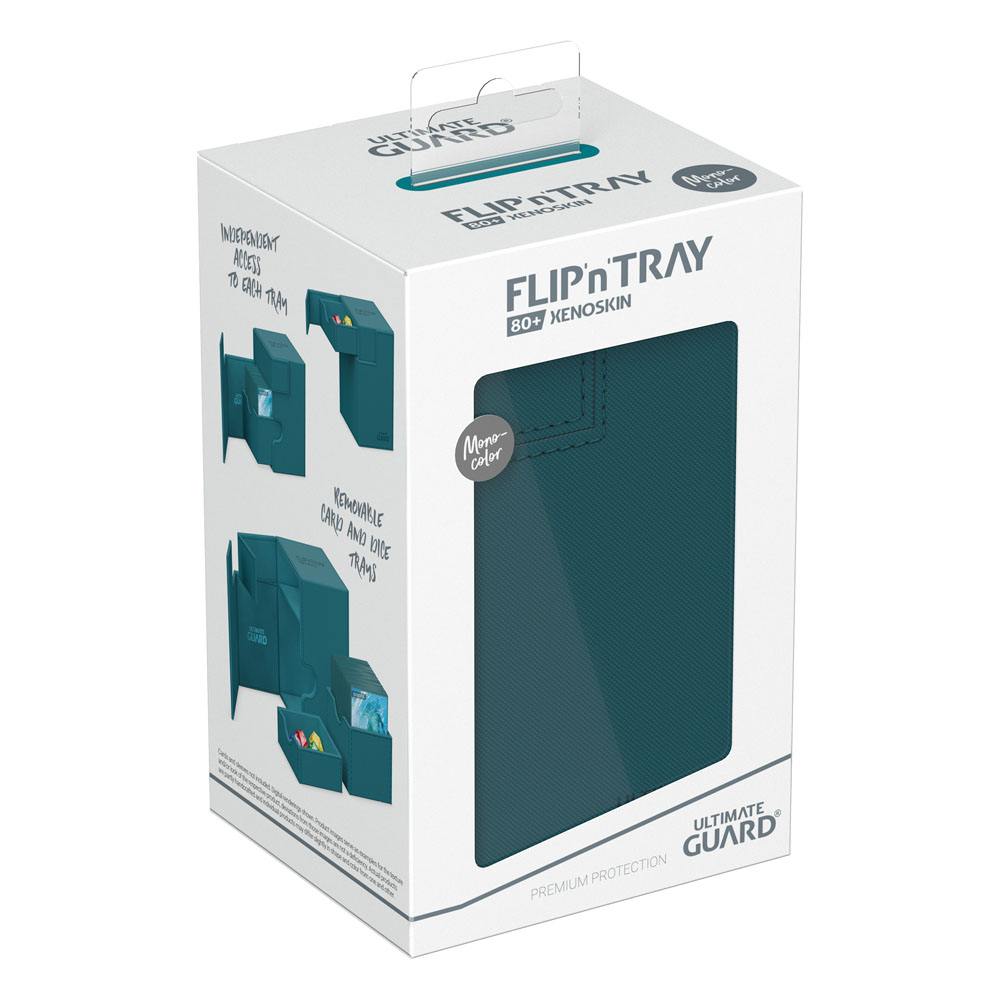 Ultimate Guard: Flip`n`Tray 80+ XenoSkin Monocolor - Petrol