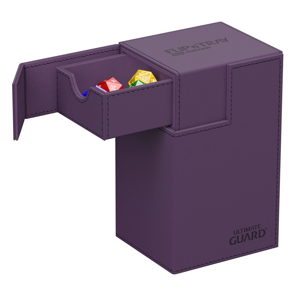 Ultimate Guard: Flip`n`Tray 80+ XenoSkin Monocolor Petrol - Violeta