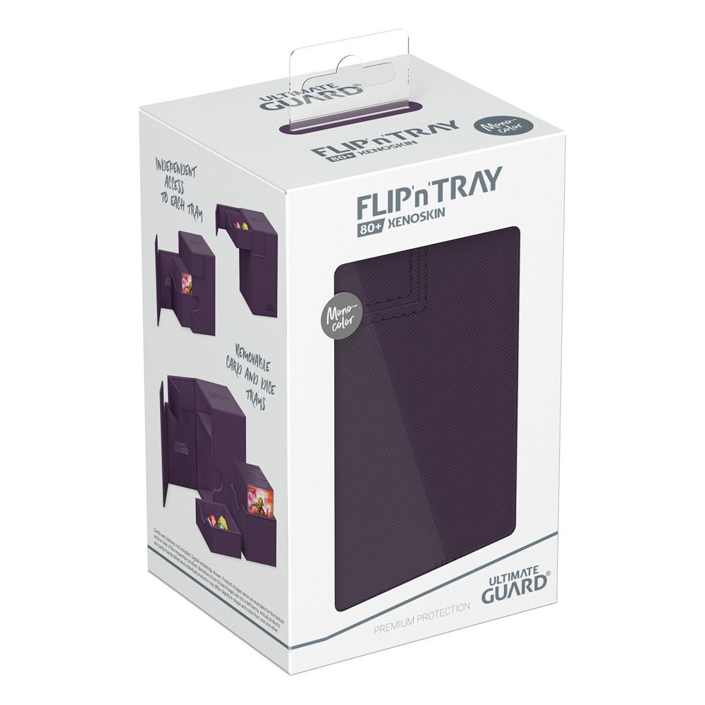 Ultimate Guard: Flip`n`Tray 80+ XenoSkin Monocolor Petrol - Violeta