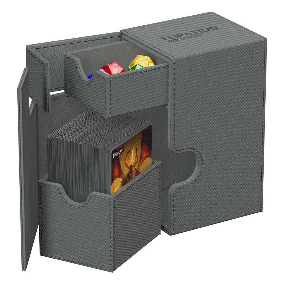 Ultimate Guard: Flip`n`Tray 80+ XenoSkin Monocolor - Gris