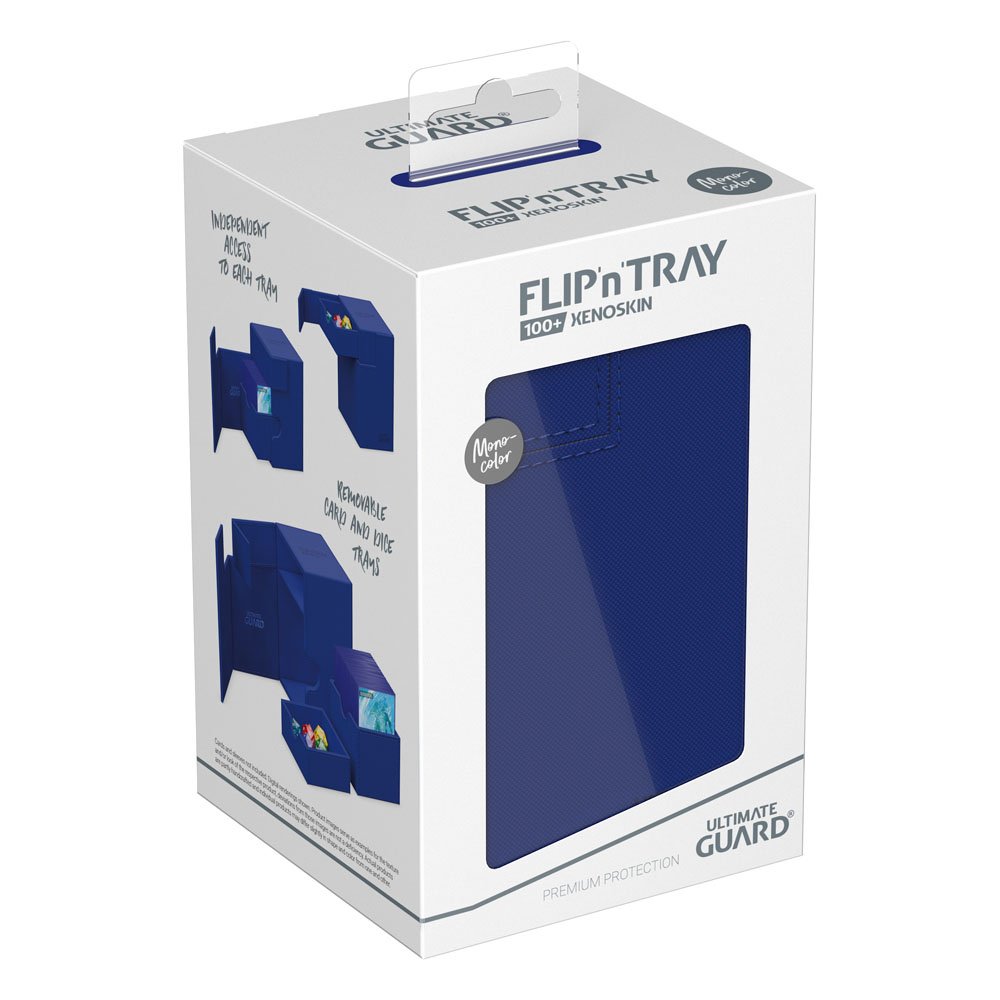 Ultimate Guard: Flip`n`Tray 100+ XenoSkin Monocolor - Azul