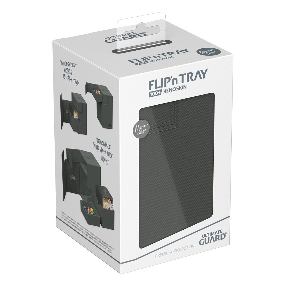 Ultimate Guard: Flip`n`Tray 100+ XenoSkin Monocolor - Gris