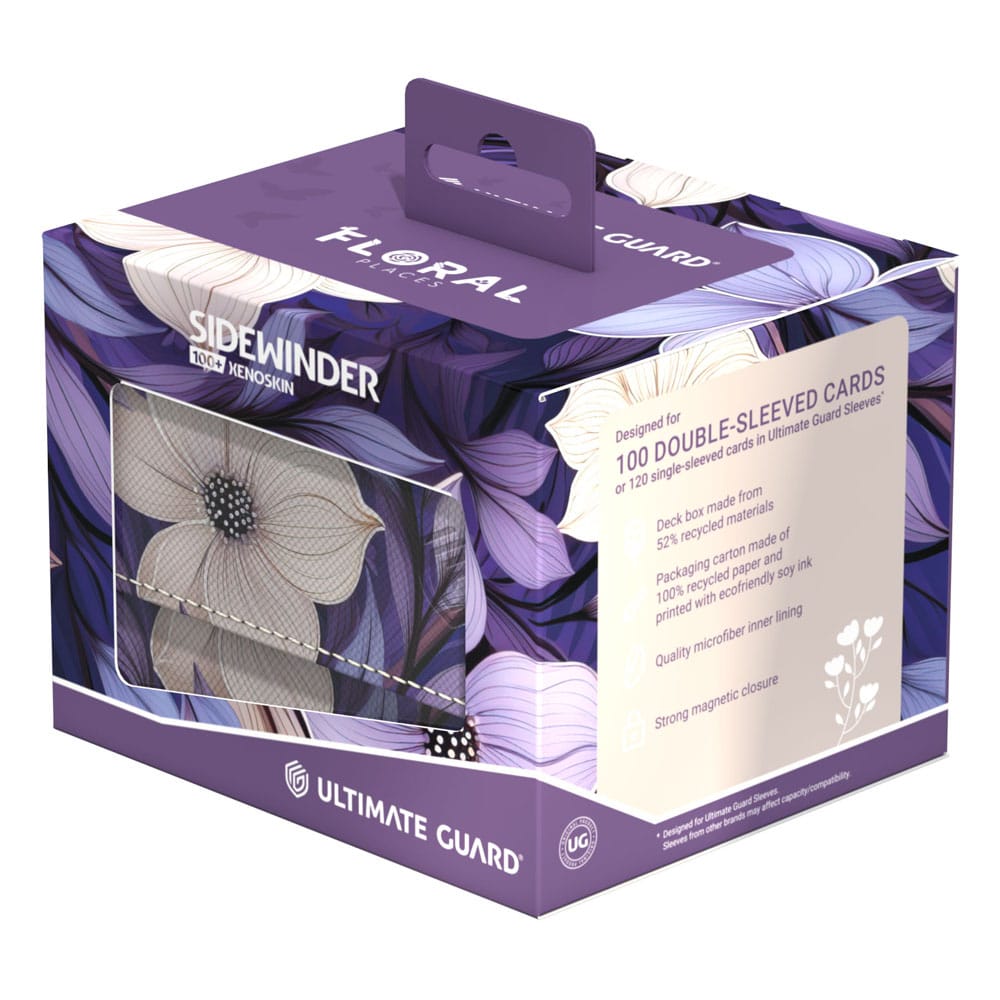 Ultimate Guard Sidewinder 100+ Xenoskin &quot;Floral Places&quot; - Moonlit Glen