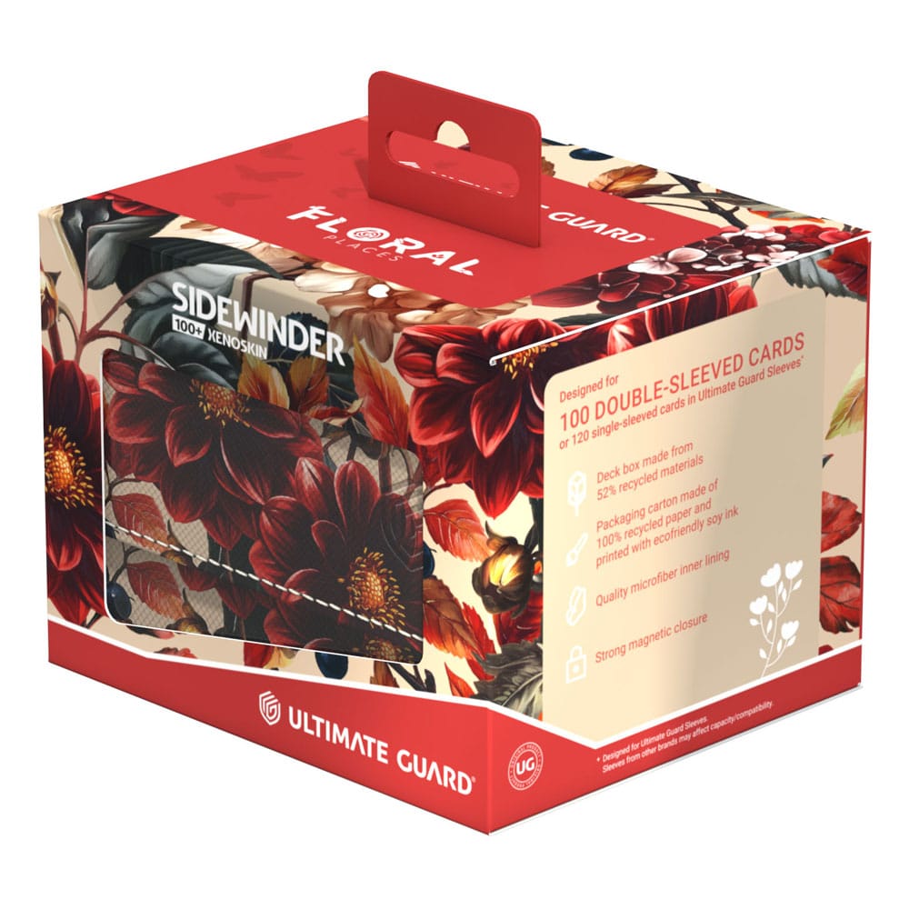 Ultimate Guard Sidewinder 100+ Xenoskin &quot;Floral Places&quot; - Autumn Heath